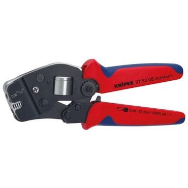 Crimping pliers for end sleeves with square compression 0.08-10 mm²type 97 53 08